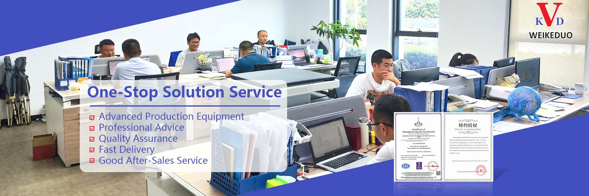 chất lượng Nút cacbua vonfram nhà máy